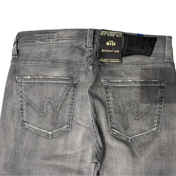 CITIZENS oF HUMANITY Men's SID Classic Straight Leg Jeans Gray Wash NWT - Picture 5 of 8